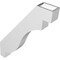 Ekena Millwork 3-in. W x 18-in. D x 24-in. H Copenhagen Architectural Grade PVC Knee Brace BRCP03X18X24CHG - alternate 4